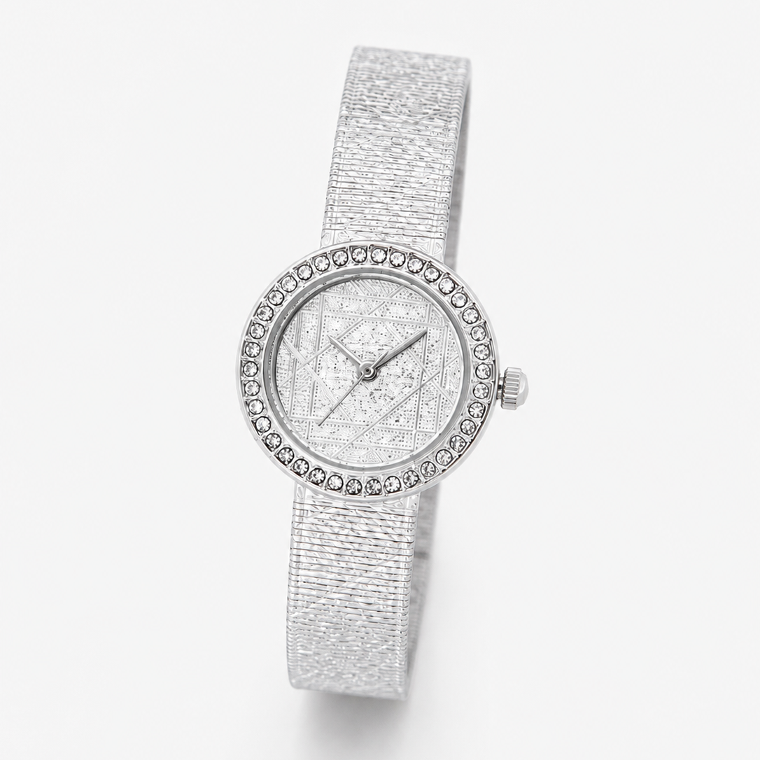 Lady Elegant Silver Watch - Image 2
